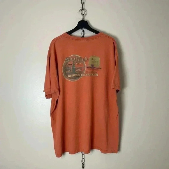 Vintage Woolrich Fine Fishing T-shirt Size XXL - Picture 2 of 5